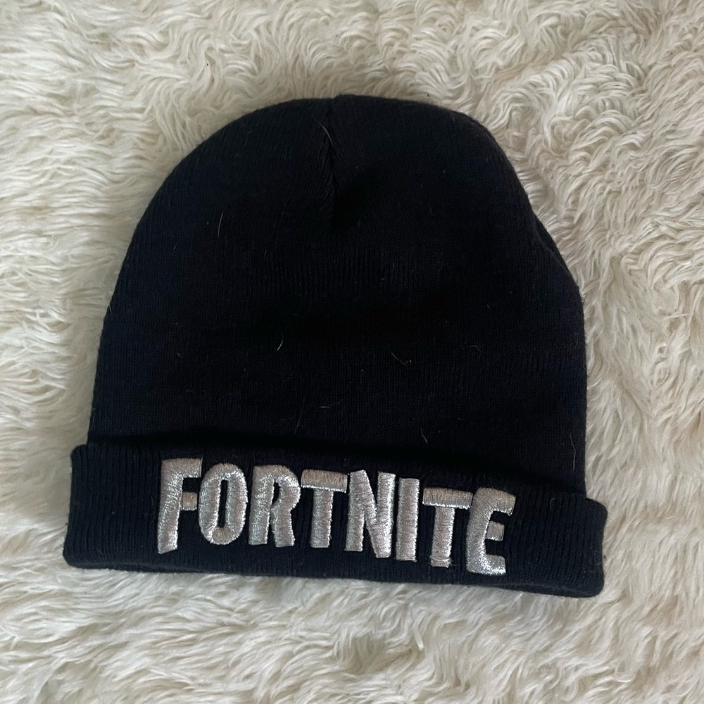 Fortnite Black Beanie Hat